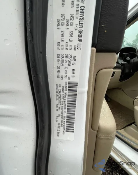 2014 Jeep Grand Cherokee Overland из США, поврежденный, VIN 1C4RJFCM6EC487877